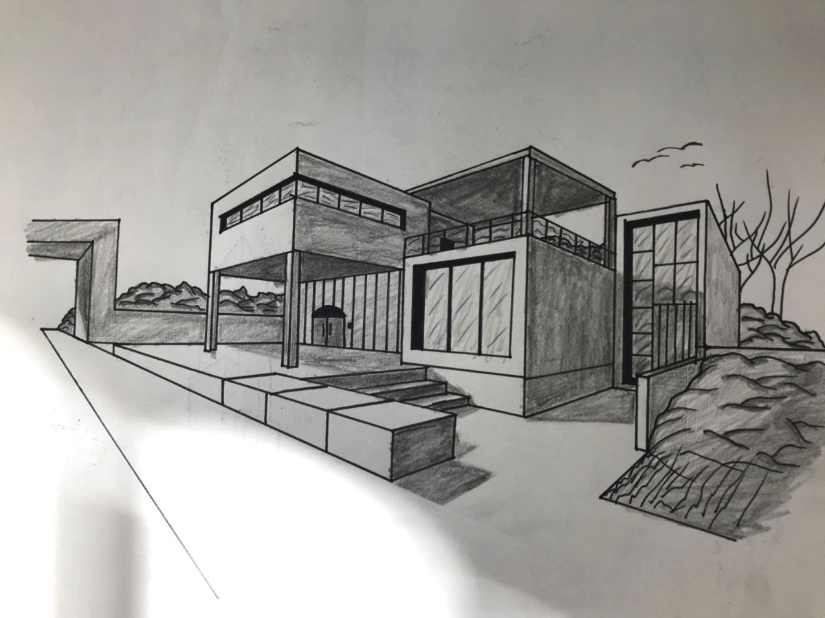 artistic.amit - Two-point perspective drawing is a type of linear